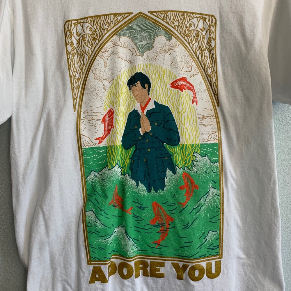 NWOT harry styles official white adore you shirt